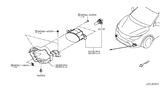 Diagram for 2015 Nissan Rogue Fog Light - 26150-8994A