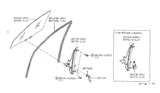 Diagram for 1998 Nissan Sentra Window Regulator - 80720-0M001