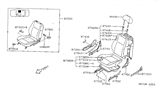 Diagram for 1997 Nissan Sentra Seat Cushion - 87300-F4311