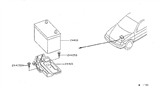 Diagram for 1996 Nissan 200SX Battery Tray - 64860-4B000