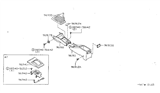 Diagram for 1997 Nissan Sentra Shift Indicator - 96940-1E410