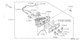 Diagram for 1997 Nissan Sentra A/C Switch - 27515-1M200