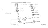 Diagram for Nissan Sentra Bump Stop - 54052-0M812