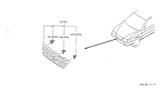 Diagram for Nissan 200SX Grille - 62310-1M225