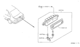 Diagram for 1995 Nissan Sentra Light Socket - 26597-0M000