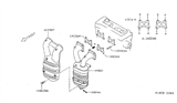 Diagram for Nissan Sentra Exhaust Manifold - 14002-1M500