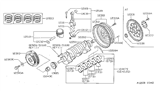 Diagram for 1995 Nissan Sentra Flywheel - 12310-F4300