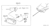 Diagram for 1995 Nissan 200SX Headlight - 26060-1M325