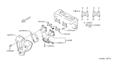 Diagram for 1996 Nissan 200SX Catalytic Converter - 14002-3M200