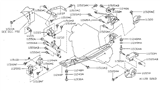 Diagram for 1999 Nissan Sentra Engine Mount - 11320-50Y11