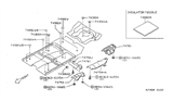 Diagram for 1996 Nissan Altima Exhaust Heat Shield - 74753-4B000