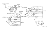 Diagram for 1991 Nissan Sentra Brake Pedal - 46501-64Y00