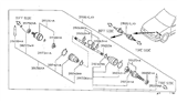 Diagram for 1995 Nissan Sentra Axle Shaft - 39101-0N510