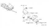 Diagram for 1998 Nissan Sentra Canister Purge Valve - 14935-54U01