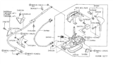 Diagram for 1996 Nissan Sentra Shift Knob - 34910-9B000