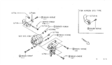 Diagram for 1998 Nissan Sentra Alternator Bracket - 11710-0M300