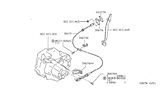 Diagram for 1997 Nissan 200SX Clutch Cable - 30770-1M200