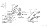 Diagram for 1998 Nissan Sentra Wheelhouse - 64839-1M200