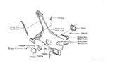 Diagram for Nissan Sentra Fuel Door Hinge - 78836-4B010