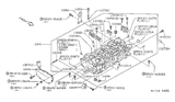 Diagram for Nissan Sentra Water Pump Gasket - KP510-001R0