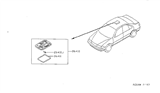 Diagram for 1995 Nissan Sentra Dome Light - 26410-F4301