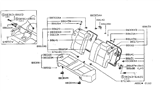 Diagram for 1999 Nissan Sentra Seat Cushion - 88300-F4300