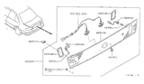 Diagram for 1997 Nissan Sentra Back Up Light - 26544-F4301