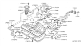 Diagram for 1997 Nissan Sentra Fuel Tank - 17202-F4300