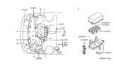 Diagram for 1998 Nissan Sentra Battery Cable - 24080-1M800