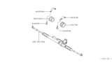 Diagram for Nissan 240SX Rack & Pinion Bushing - 54445-65F00