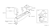 Diagram for 1998 Nissan 240SX Center Console Base - 96931-80F00