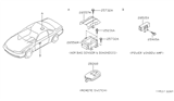 Diagram for 1997 Nissan 240SX Transmitter - 28268-C9917