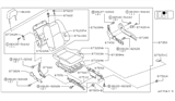 Diagram for Nissan 240SX Seat Cover - 87381-70F01