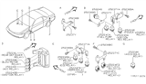 Diagram for Nissan 240SX Relay - 25230-79962