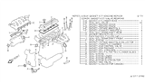 Diagram for 1997 Nissan 240SX Cylinder Head Gasket - 10101-70F27