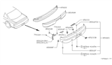 Diagram for 1996 Nissan 240SX Bumper - HEM22-70F25