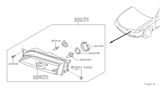 Diagram for 1997 Nissan 240SX Headlight - 26010-81F25