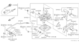 Diagram for 1998 Nissan 240SX Automatic Transmission Shifter - 34901-70F20