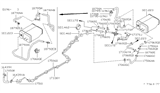 Diagram for 1998 Nissan 240SX Fuel Line Clamps - 46289-70T10
