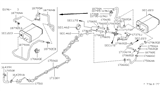 Diagram for 1996 Nissan 240SX Fuel Line Clamps - 46289-10V10