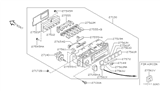 Diagram for 1997 Nissan 240SX A/C Switch - 27515-70F02
