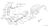 Diagram for Nissan 240SX Fuel Rail - 17520-70F10