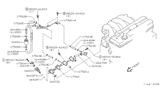 Diagram for 1997 Nissan 240SX Fuel Rail - 17520-70F10