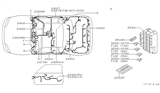 Diagram for Nissan 240SX Fuse Box - 24311-0E000