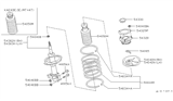 Diagram for 1997 Nissan 240SX Control Arm Bracket - 54330-65F00