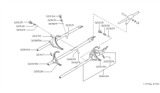 Diagram for Nissan 240SX Shift Fork - 32805-58S60