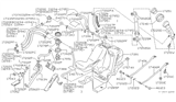 Diagram for Nissan Murano Fuel Line Clamps - 01558-00111