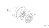 Diagram for 1997 Nissan 240SX Pressure Plate - 30210-70F00