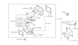 Diagram for 1996 Nissan 240SX A/C Expansion Valve - 92200-1P800