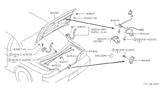 Diagram for Nissan 240SX Door Hinge - 84400-65F00